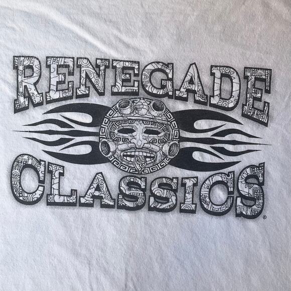 Hanes Men’s Short Sleeve T-shirt size L, White, Renegade Classics - Picture 5 of 10